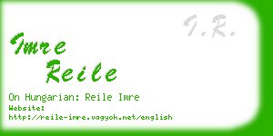 imre reile business card